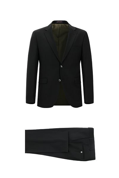 Abdullah Kiğılı Slim Fit Slim Fit Wool Classic Suit