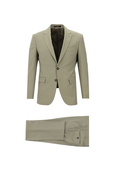 Abdullah Kiğılı Slim Fit Slim Fit Wool Classic Suit