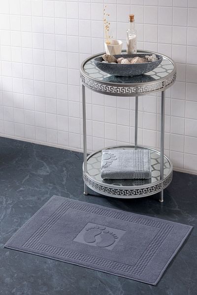 VAROL 2 Pieces Colorful Bath Mat Foot Towel 50x70