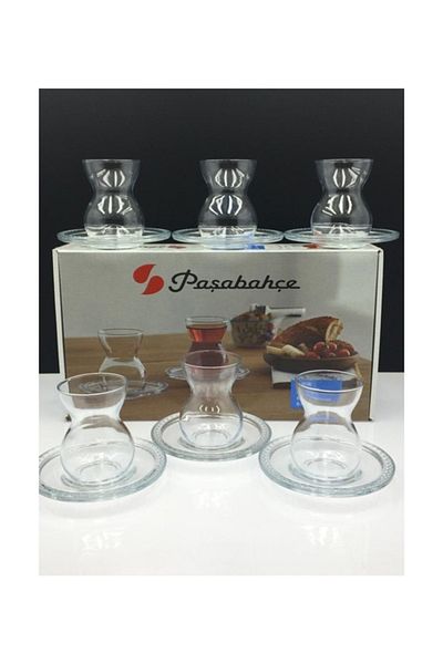 Paşabahçe 96575 طقم شاي عرقي 140 سي سي 12 قطعة