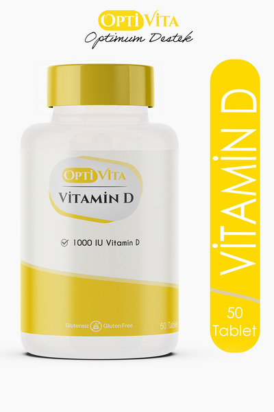 Optivita Vitamin D3 1000 Iu – Bağışıklık Ve Kemik Desteği 50 Çiğneme Tableti