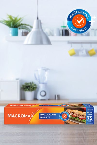 MACROMAX Refrigerator Bag Medium Size 75 Pieces