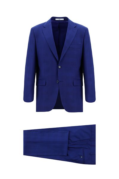Kiğılı Slim Fit Slim Fit Classic Plaid Suit