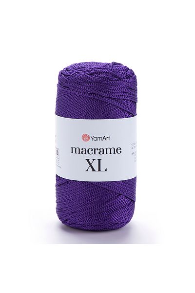 Yarnart Macrame Xl - Μακραμέ Χειροποίητο Νήμα Πλεκτομηχανής Μελιτζάνα Μωβ-167