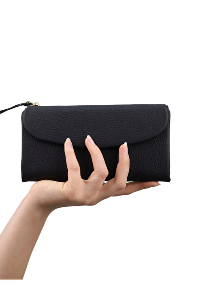 Meskanto Daisy Genuine Leather Women's Wallet with Phone Compartment