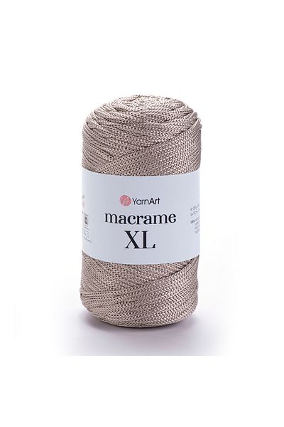 Yarnart Макраме XL - Прежда за ръчно плетене Макраме, норка-156