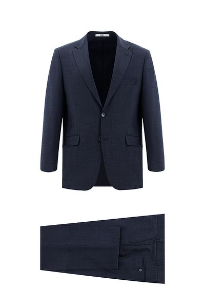 Abdullah Kiğılı Classic Patterned Wool Suit