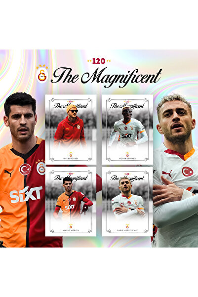 Galatasaray 120. YIL MAGNİFİCENT SERİSİ TAM SET KOLEKSİYON KARTLARI
