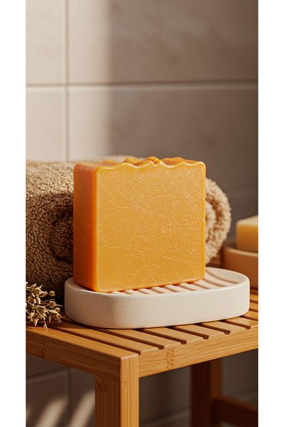 OKTİR Natural Handmade Kojic Acid Soap |   Anti-Blemish & Skin Brightening |   Skin Tone Equalizing Soap