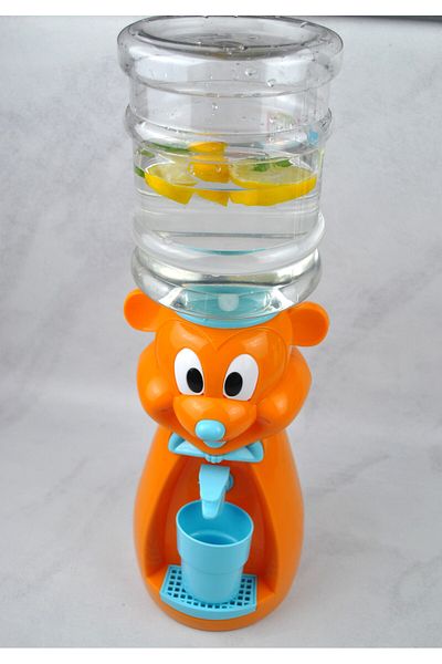 Funtik Leakproof Water Dispenser for Children with Dog Figure 1.9 Liter Large Size Cup 50 cm Montessori