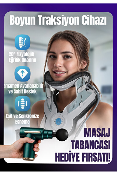 Revize Dizayn Boyun Traksiyon Cihazı, Boyun Fıtığı, Boyun Düzleşmesi, Boyun Tutulması, Boyun Ortopedik Destek