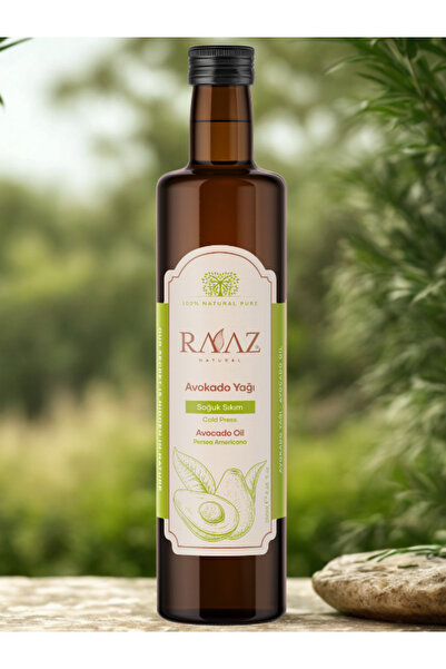 RAAZ Avokado Yağı 250 ml – %100 Saf, Doğal Ve Soğuk Sıkım