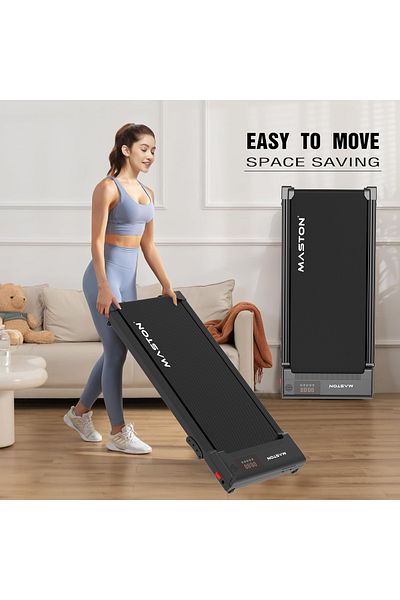 MASTON Treadmill 1-6Km/H 120Kg Under Desk Walking Pad Treadmills Running Machine For Home Office Use