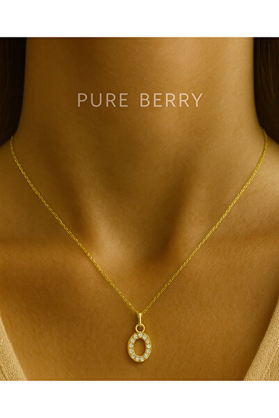 PURE BERRY O HARFİ ÇELİK KOLYE