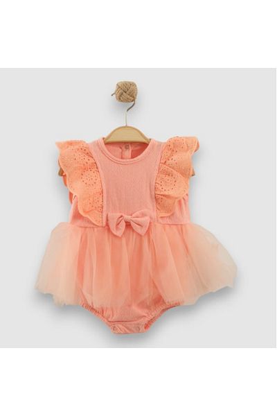 Necix's Luvvera Baby Girl Kids Tutu Detail Ruffle Bow Body Dress