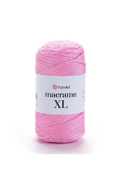 Yarnart Macrame Xl - Μακραμέ Χέρι Πλεκτό Νήμα Ροζ-147