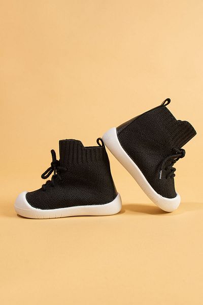 Mumenim Berbera Unisex Παιδικό Προστατευτικό Ποδιών Αντιολισθητικό Ορθοπεδικό Μαύρο First Step Boots και Παιδικά Μποτάκια