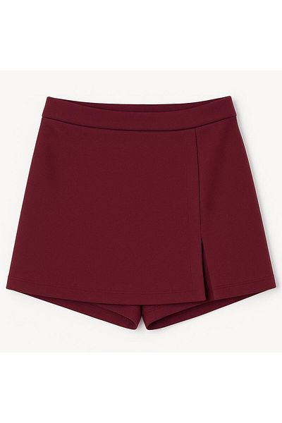 moda armanc Μίνι σορτς φούστα με σχισμή 2 τεμαχίων