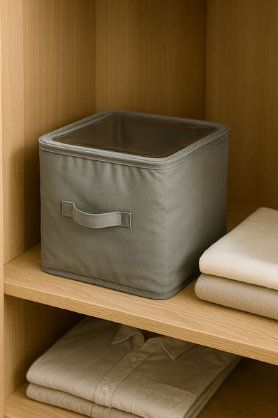 SER&YAT 10 Pieces Steel Frame Zippered Window Storage Box 30X30X30 Tensioner Storage Organizer