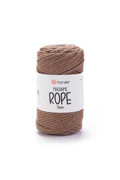 Yarnart Σχοινί Macrame 3 Mm - Μακραμέ Χειροποίητο Πλεκτό Σχοινί Mink-788