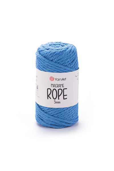 Yarnart Σχοινί Macrame 3 mm - Σχοινί Πλεκτομηχανής Μακραμέ Σκούρο Μπλε-786