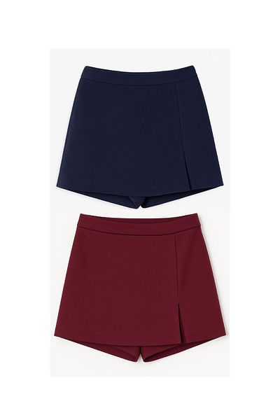 moda armanc Pachet de 2 fuste mini cu fante