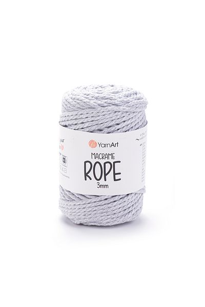 Yarnart Σχοινί Macrame 3 Mm - Σχοινί Πλεκτομηχανής Macrame Ανοιχτό Γκρι-756