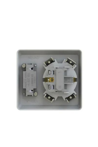 NE-AD Nead Grounded Switched Socket