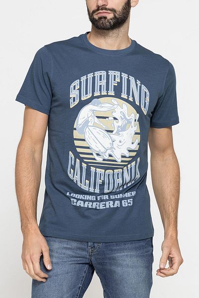 Carrera Jeans MEN'S CREW NECK T-SHIRT WITH GRAPHIC PRINTS