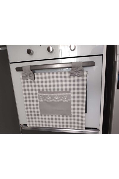 MoT Dekor Oven Front Velcro Pocket Bow Heart