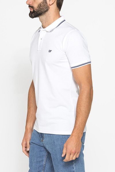Carrera Jeans COTTON PIQUET POLO SHIRT WITH CONTRASTING TIPPING
