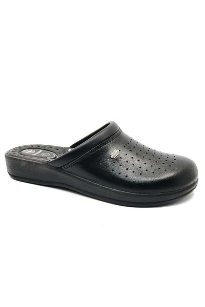 KOCAMANLAR Gezer Boxed Sabo Hospital Slippers Black
