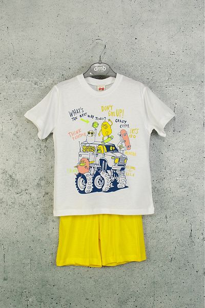 Dmb Printed T-Shirt and Shorts Set for Boys
