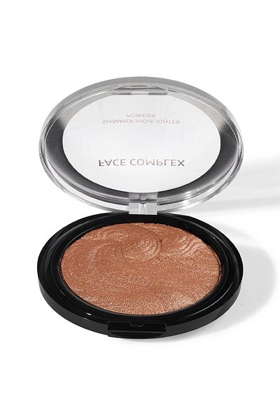 FACE COMPLEX Shimmer Highlighter Powder Iluminator Pudră 06 - Italia