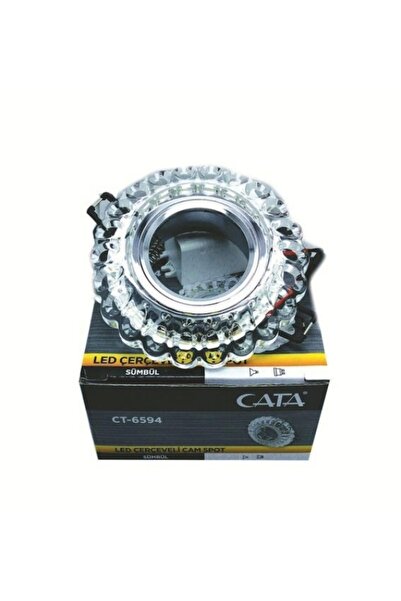 Cata SÜMBÜL GÜNIŞIĞI LED ÇERÇEVELİ CAM SPOT ARMATÜR