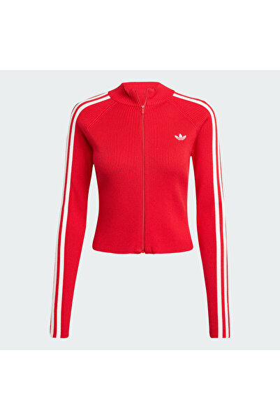 adidas Adicolor 3-Stripes Slim Knit Track Top