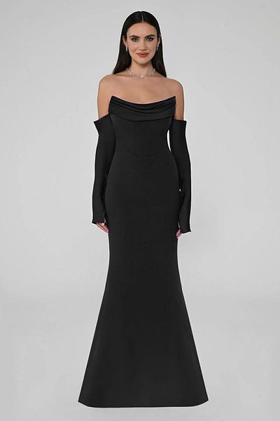 ALFABETA Alfa Beta Women's Evening Dress Black 2-40 2246613