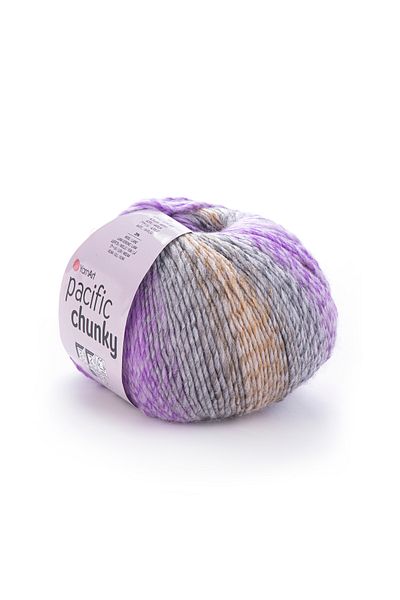 Yarnart PACIFIC CHUNKY - ΜΠΡΟΝΤΙ ΧΕΙΡΟΠΟΙΗΤΟ ΠΛΕΚΤΟ ΣΧΟΙΝΙ EBRULI-308