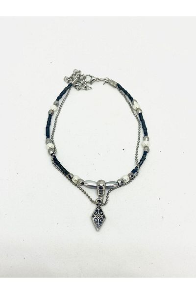 etniko Special Design Handmade Multiple Women's Anklet