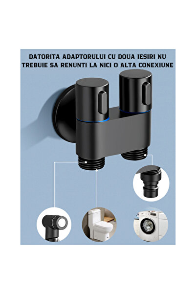 RARINCARE Set Dus Negru Mat RARINCARE