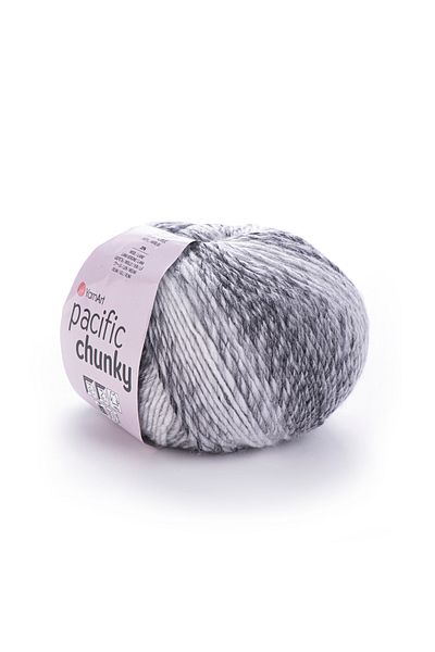 Yarnart Pacific Chunky - Μαρμάρινο Χέρι Πλεκτό Νήμα Ebruli-300