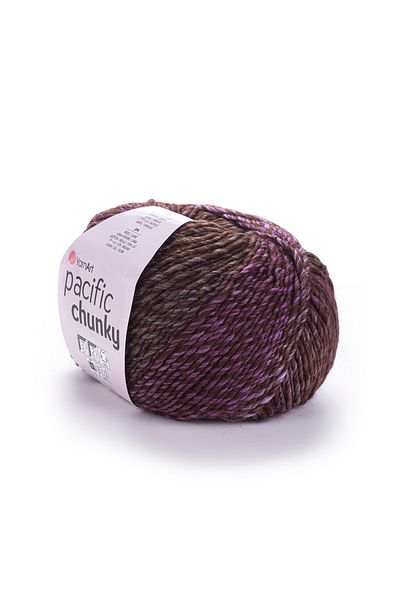 Yarnart Pacific Chunky - Μαρμάρινο Χέρι Πλεκτό Νήμα Ebruli-307