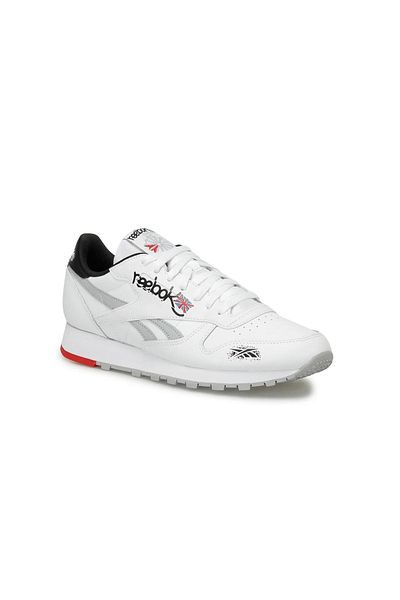 Reebok 100075003 Κλασικό Δερμάτινο Ανδρικό Sneaker Λευκό