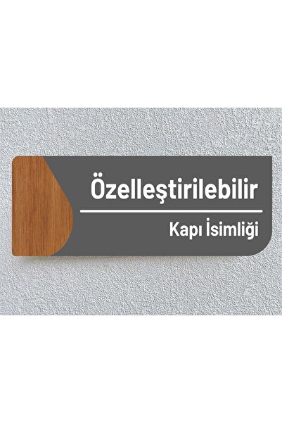 zafrakreklam Özelleştirilebilir Ofis Oda Kapı isimliği Yönlendirme Tabelası K...