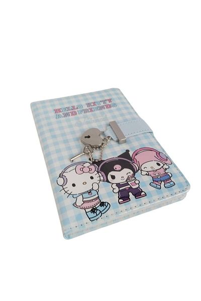 victoria journal Victoria's Journals Vj Kuromi-Hello Kitty- My Melody Heart Diary with Lock Keychain A6 192 Pages 1