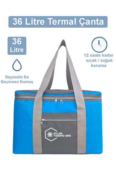 Wallery Bags 36 لترًا معزولًا حراريًا بسحاب للتخييم والنزهات، حقيبة حرارية با...