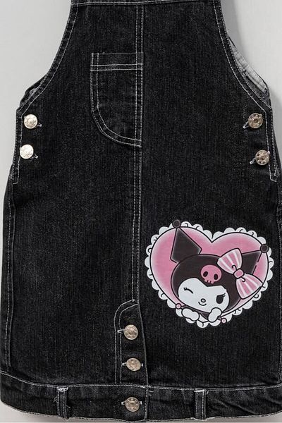 Aymini kids GIRL'S DENIM GIRL KUROMI cu geantă