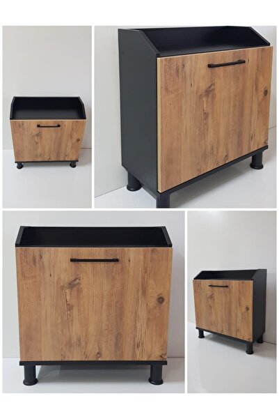 APALA Kirli Çamaşır Dolabı. Dekoratif Açık Raflı Banyo Dolabı Hazır Kurulu Gönderim