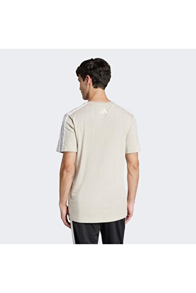 adidas Jj3870-e M C Colleg Tee Erkek T-shirt Bej