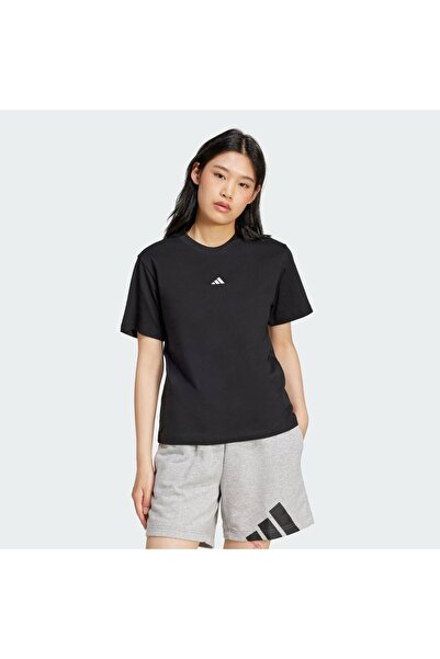 adidas W Sl Sj T Kadın T-shirt Jc5943 Black/whıte